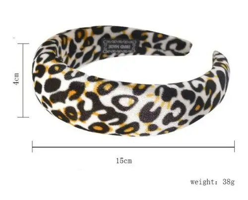 Женская круглая бархатная повязка на голову 10 цветов в стиле ретро большая