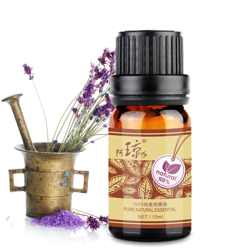 

100% Pure Lavender Essential Oil 10ml for Remove Acne and Fade Acne Marks Help Sleep Face Care Oil From Provence Lavender Oil