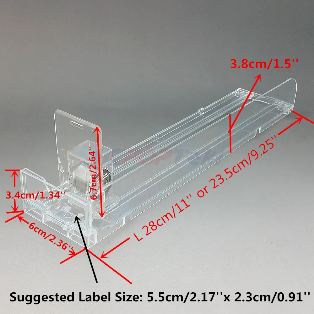 Unibody Одиночная Пластиковая Полка для супермаркета продукты сигарет