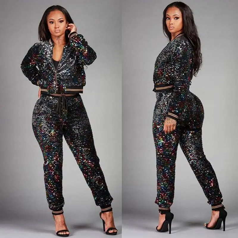 Африканская женская одежда топы с пайетками брюки набор Дашики платья Африка