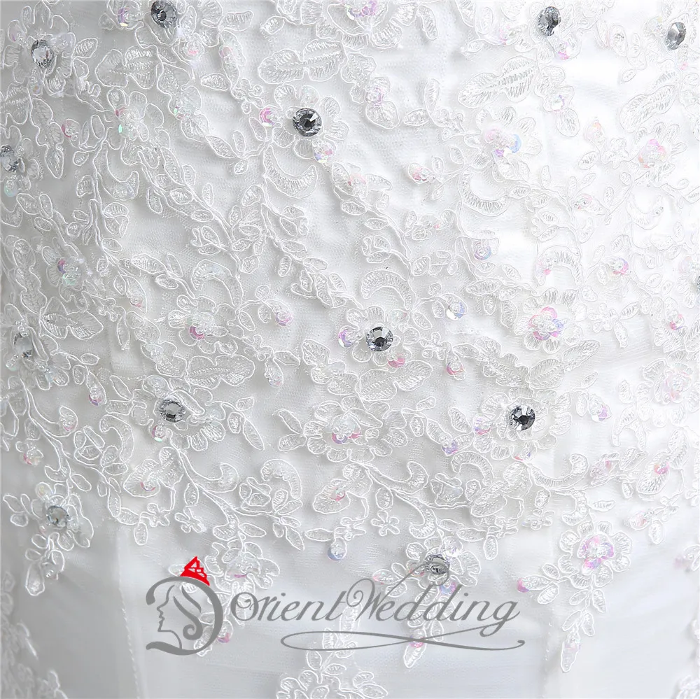 2017 Новый На Заказ Элегантных Женщин Свадебное Платье Hallf Рукава Русалка/Труба