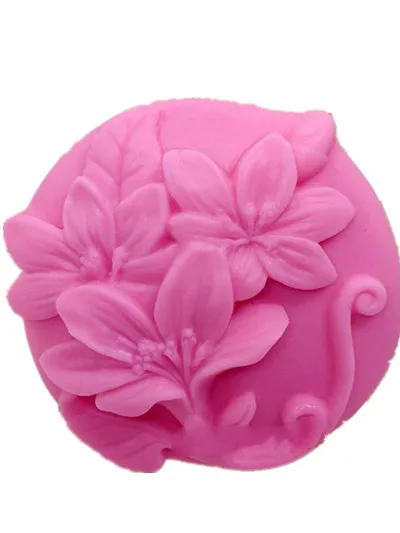 

Silicone soap mould flower mold DIY manual soap making silicone mold