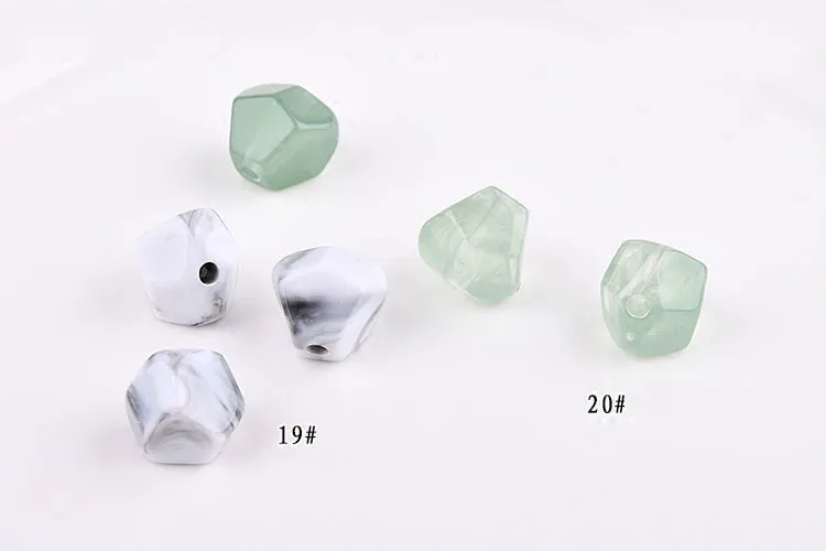 Имитация кристалла нефрита в форме смолы бусины ювелирные изделия аксессуары