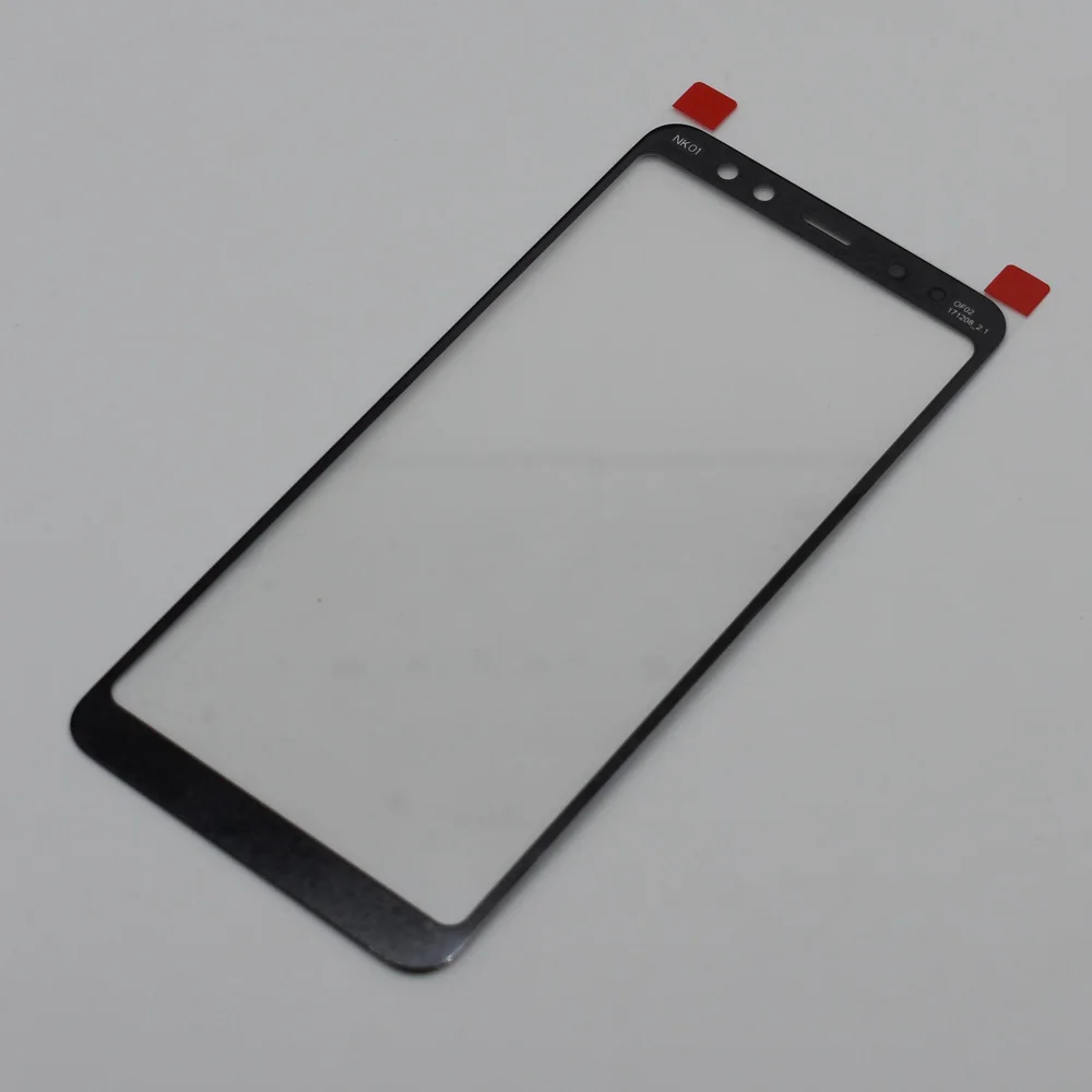 Для samsung Galaxy A8 A530 A530F lcd сенсорный экран передняя стеклянная внешняя панель Черный цвет