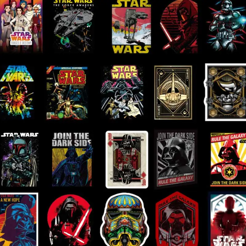 100 шт./лот Звездные войны водостойкие наклейки из ПВХ наклейка для автомобиля