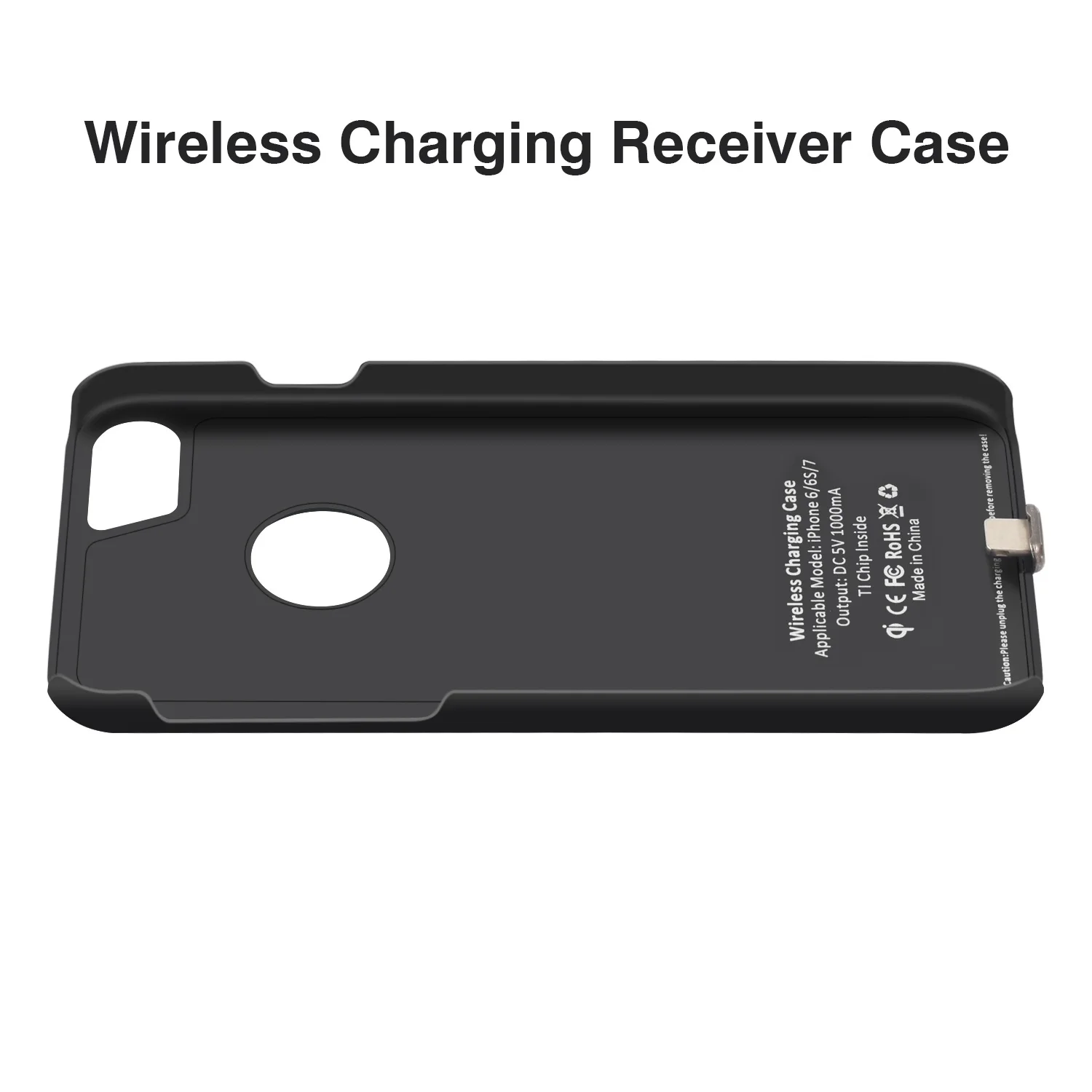 QI Беспроводное зарядное устройство для iPhone 7 6 s чехол приемника мобильного