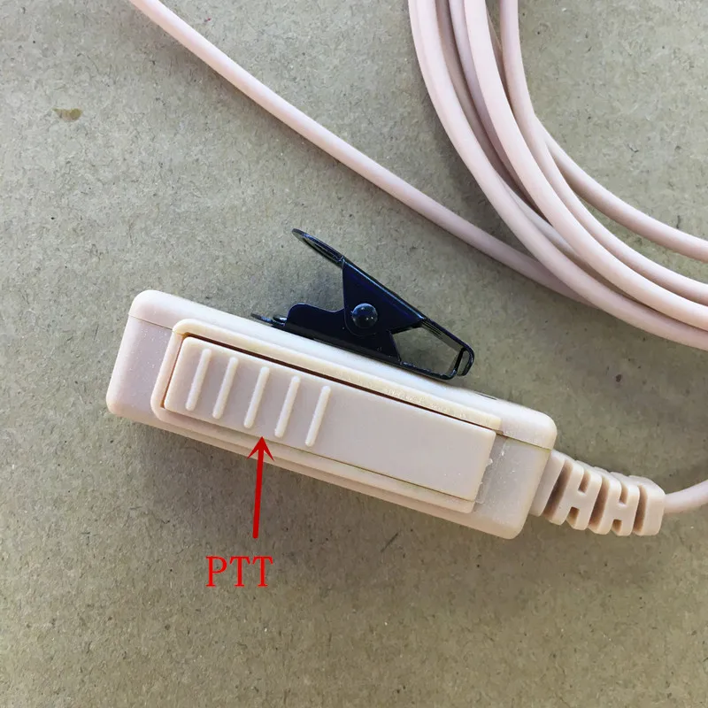 FBI style коричневый длинный большой PTT air tube акустические наушники M plug 2 контакта для motoroal EP450 GP3188 GP2000 CP040 и т. Д. Рация от AliExpress WW