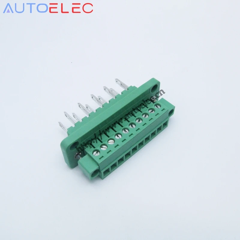 200 шт./лот Шаг 3,81 мм 10P PCB клеммные блоки с винтовым замком 1829413 1827787 вместо phoenix для PLC GuardLogix контроллер