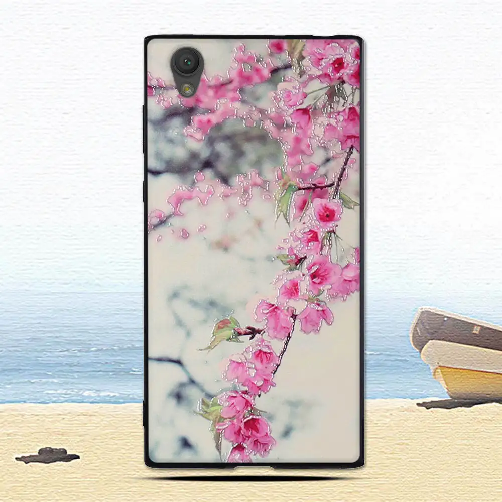 Чехол из ТПУ для Sony Xperia L1 G3311 G3312 черный чехол с рисунком чехлы телефонов