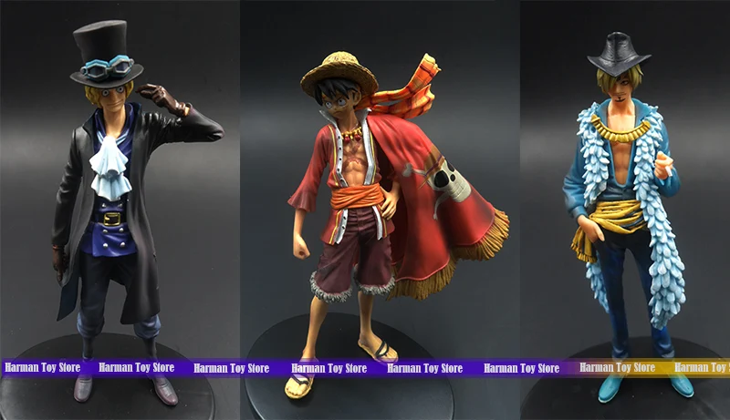 Фигурка японского аниме Luffy/Sabo // Sanji цельная экшн-фигурка из ПВХ Коллекционная