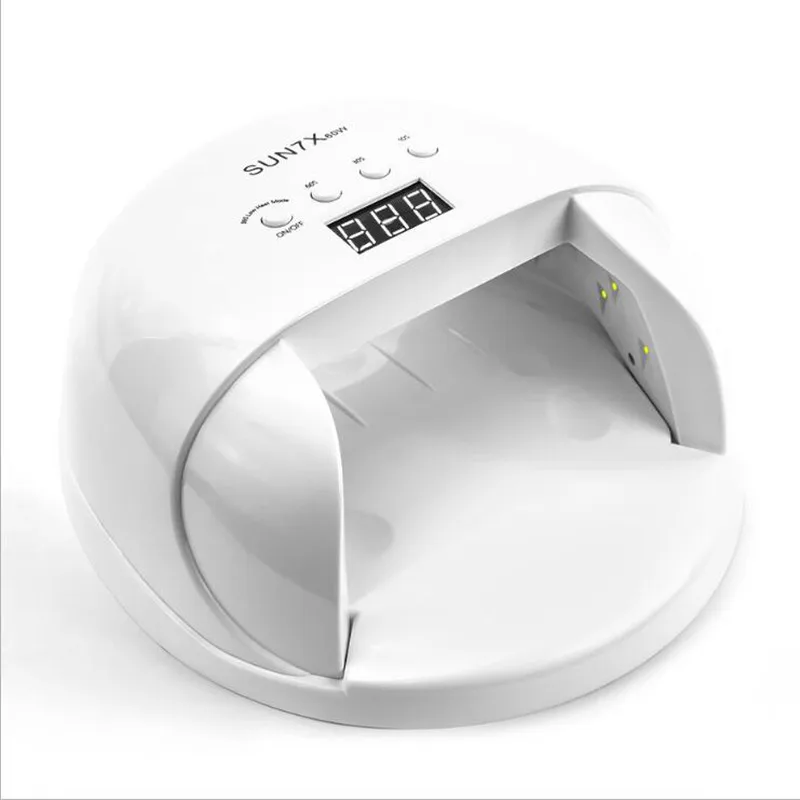 SUN 7X 60W Профессиональный светодиодный УФ свет для лака ногтей белый Ledlamp Nagels 30