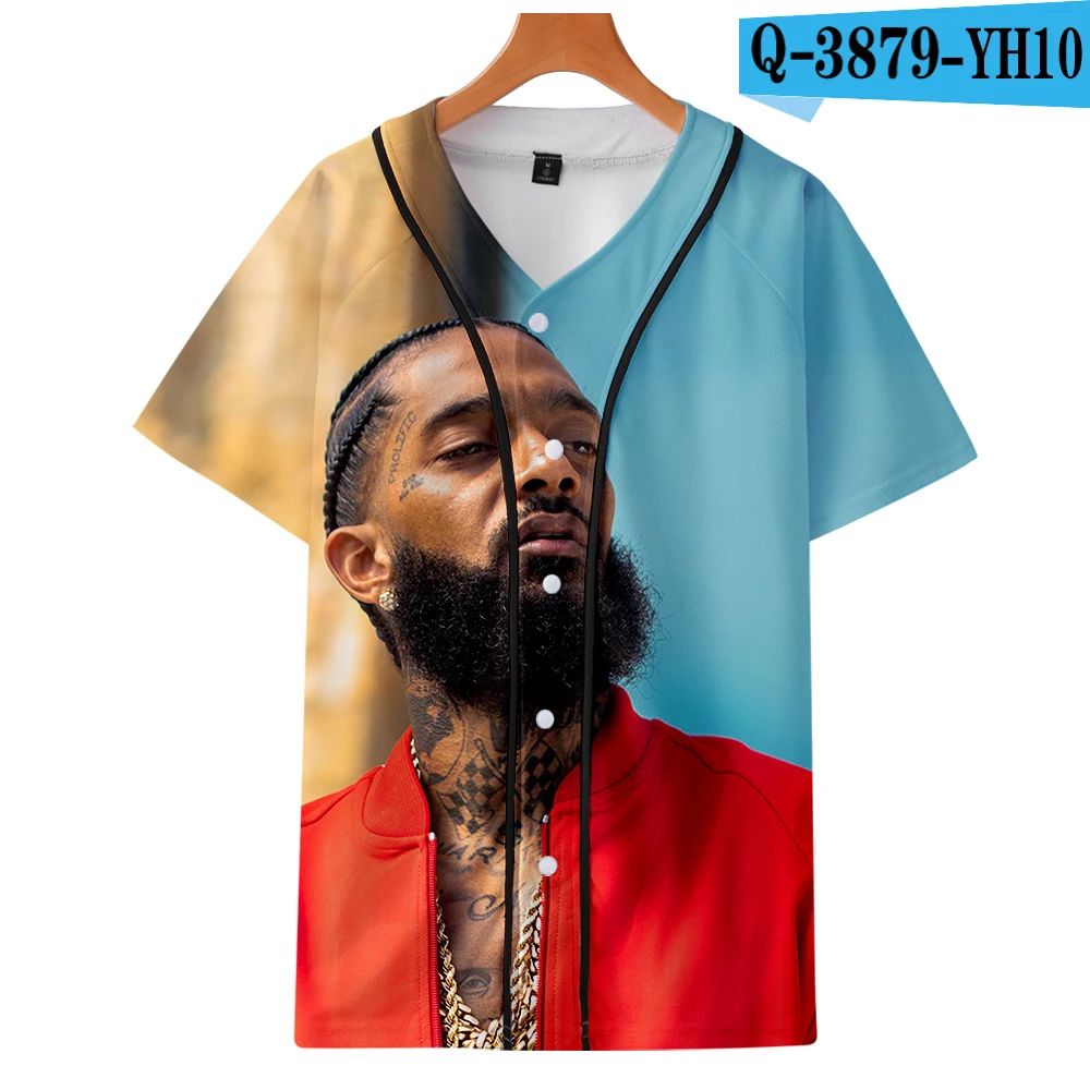 J Nipsey hussle бейсбольные куртки 2019New модная куртка новая брендовая крутая бейсбольная куртка с длинными рукавами и принтом для подростковой одежды - Цвет: J