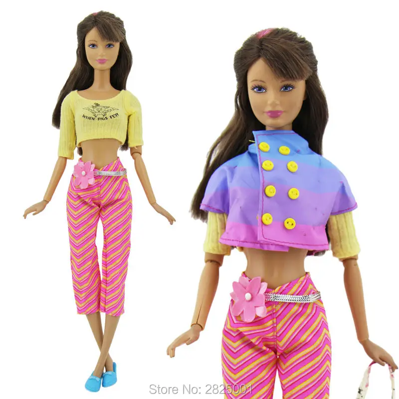 Модный наряд вечерние повседневная одежда красочный костюм Сумочка Обувь Одежда