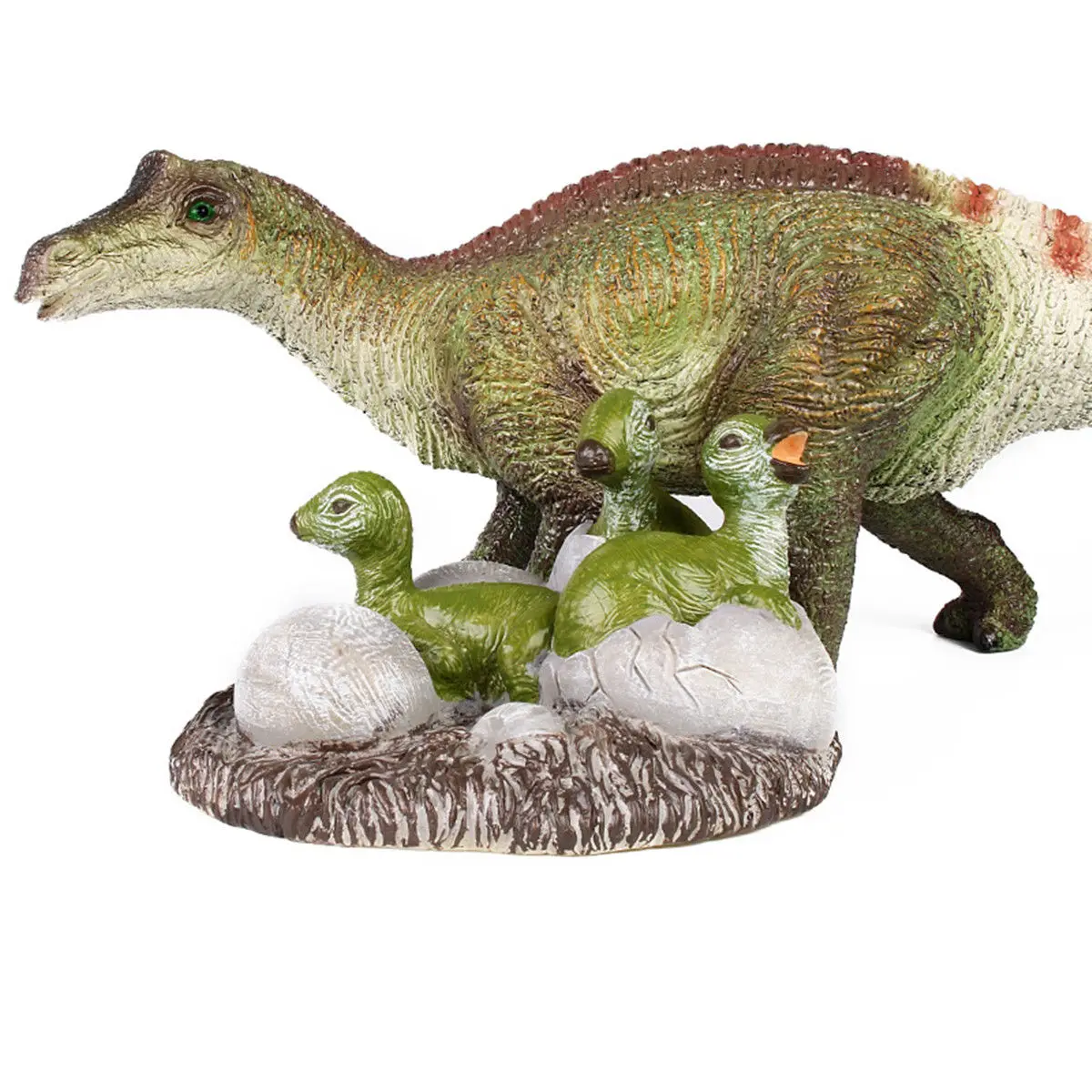Maiasaura + люк фигурка малыша динозавр хадрозавр модель животного древние