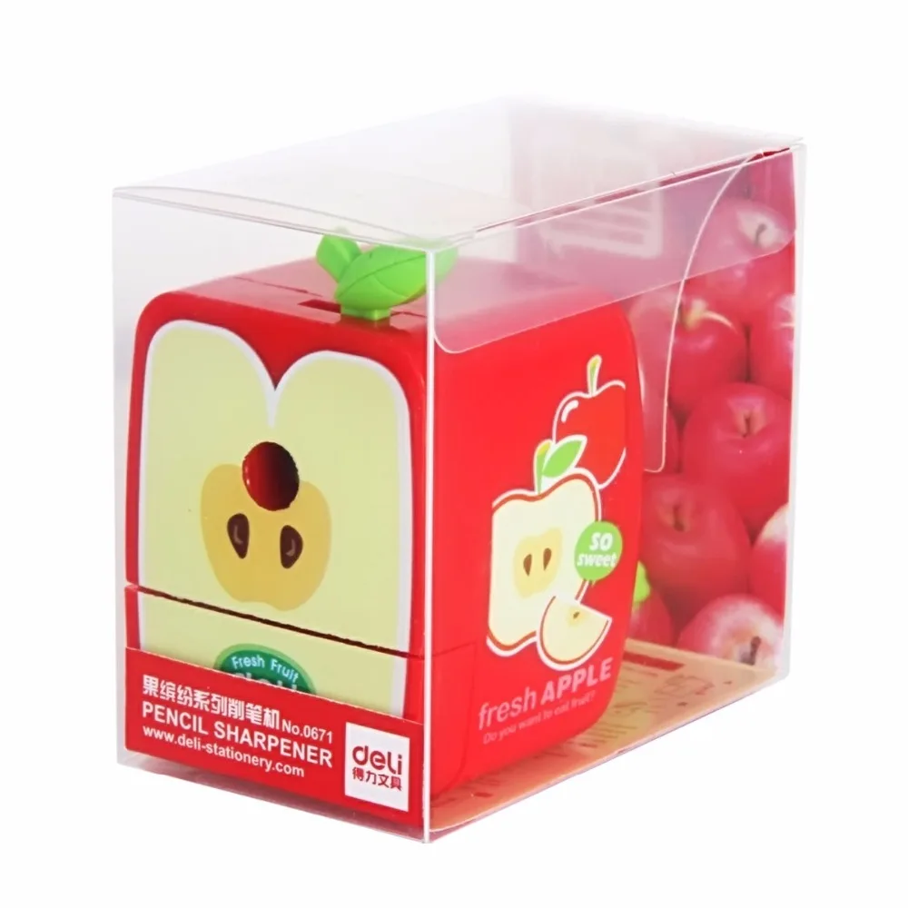 Милый IMC Rh орех ручная точилка для карандашей Kawaii Fruite мультфильм школьные канцелярские принадлежности