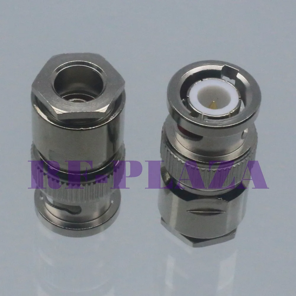 1pce разъем BNC контактный зажим RG8X RG59 LMR240 RG6 кабель прямой|cable clamp connector|cable connectorcable rg59