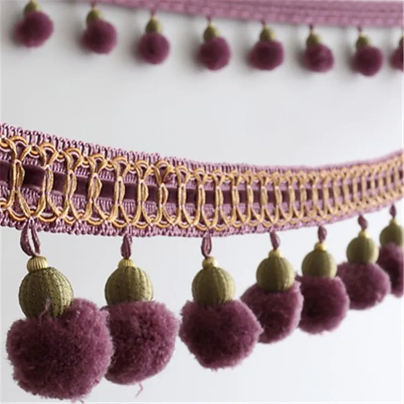 Тесьма С Помпонами Для Штор Купить