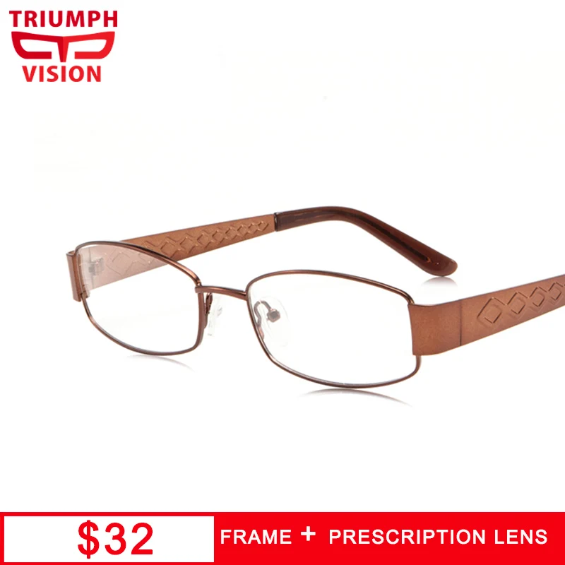 Овальные профессиональные очки TRIUMPH VISION по рецепту для мужчин стильные модные