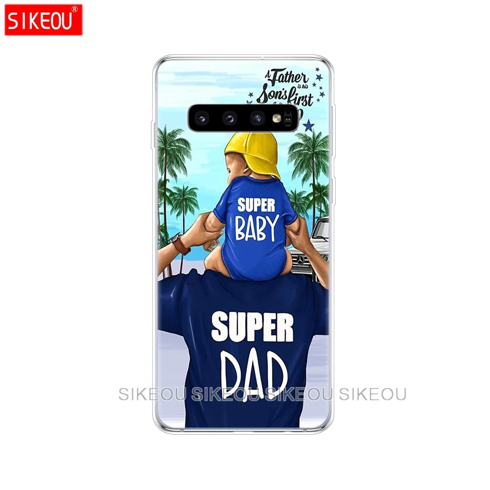 11008 Силиконовый чехол для samsung Galaxy S10 E S9 S8 S7 S6 edge S5 S4 S3 PLUS, чехол для телефона для мамы, дочки, папы - Цвет: 11008