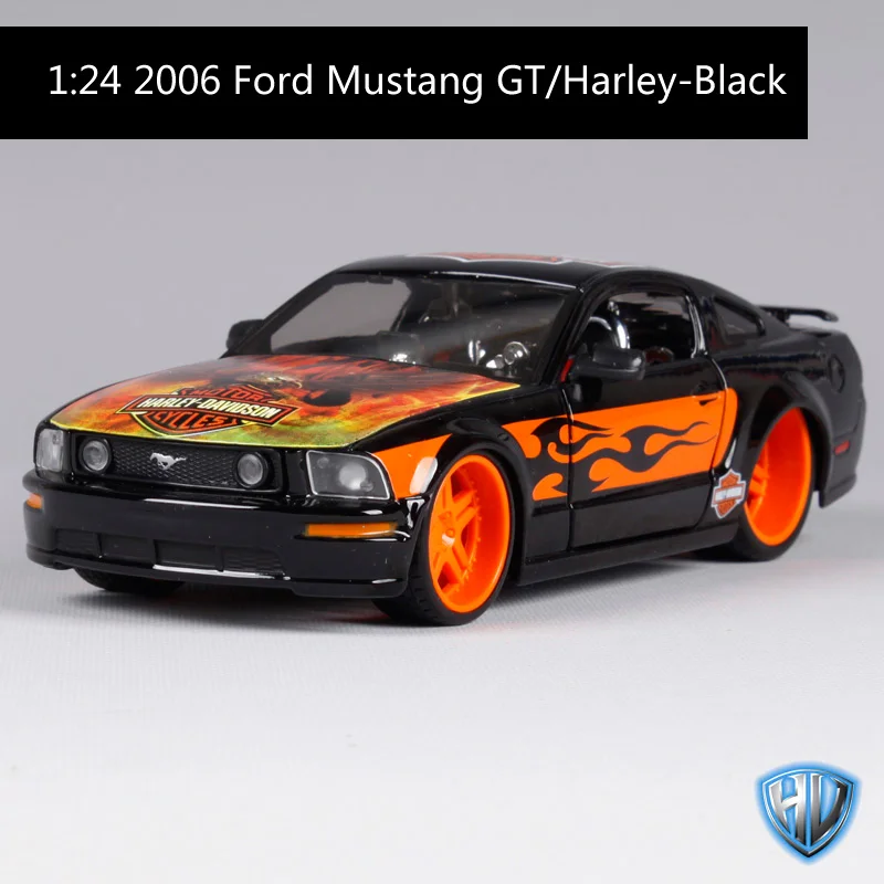 Maisto 1:24 2006 mustang gt H D белый гонщик автомобиль литье под давлением для ford мужчин