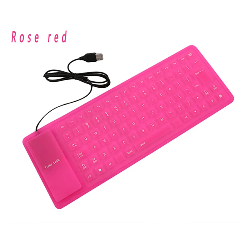 85 Keys Portable USB Mini Flexible Silicone Soft Keyboard Foldable For Laptop Notebook IC882017 |