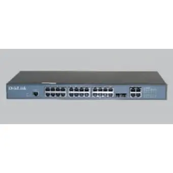 SWICHT 24 межсетевой OVISLINK L2 10/100 TX + 2 GIGABIT комбо GITA TX| |