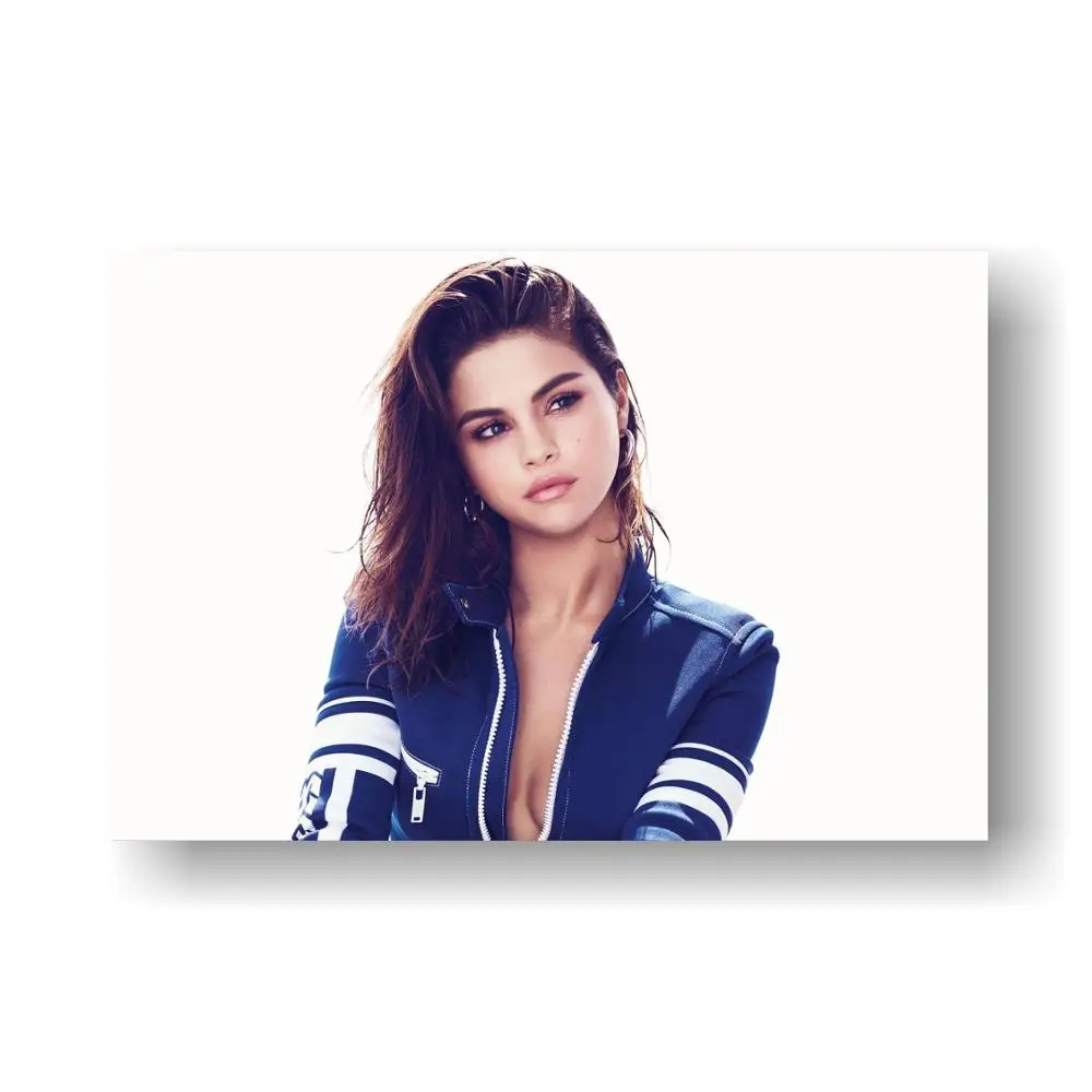 Тканевый плакат Selena gomez профессиональный домашний декор стен на заказ размер: (24