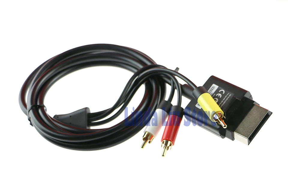 ChengChengDianWan HD TV Композитный Аудио Видео AV кабель для Xbox360 xbox 360 Slim|cord|cord cable |