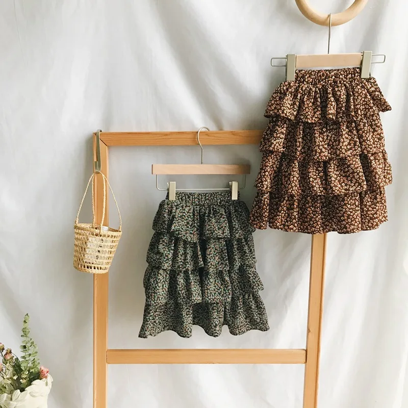 Весна 2019 Новое поступление Хлопковая универсальная многослойная юбка принцессы