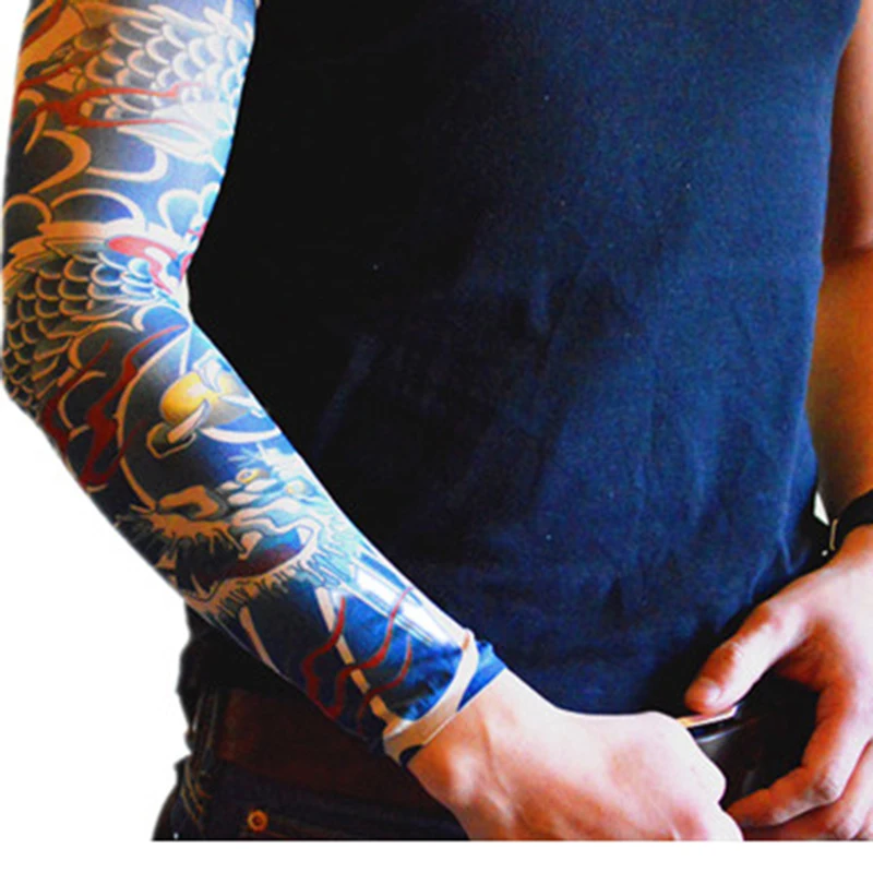 500 шт. мужские тату чулки|arm sleeve|fake tattoo sleeves armsleeve tattoos women |