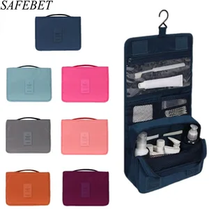 Женские и мужские косметички SAFEBET, Большая водонепроницаемая нейлоновая косметичка для путешествий, органайзер для личной гигиены