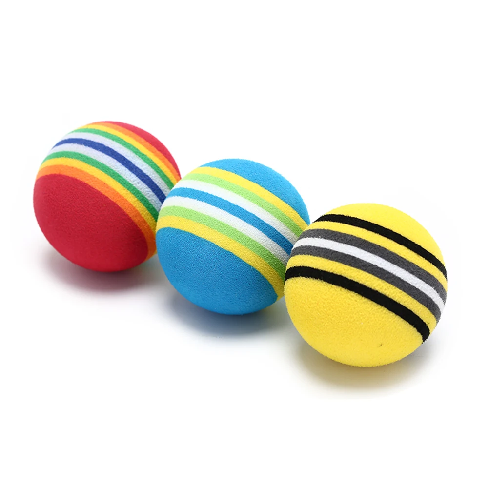 Golf Swing Training Balls 10pcs Sponge Soft Rainbow Foam Golfer/ Tennis golf ball | Спорт и развлечения