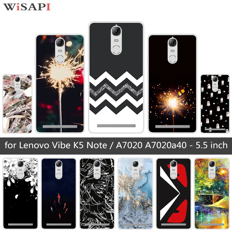 Мягкий чехол из ТПУ Для Lenovo Vibe K5 Note чехлы для телефонов A7020 A7020a40 Прозрачная