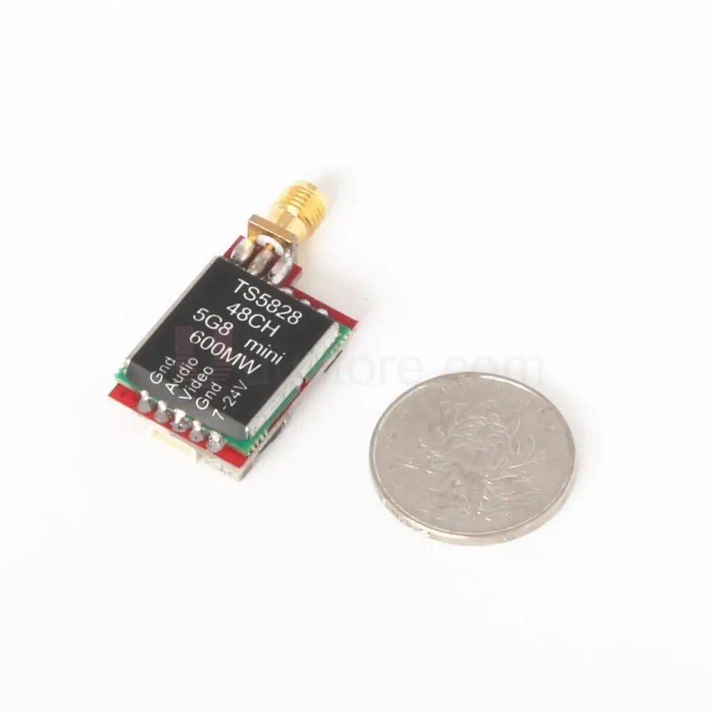 TS5828 беспроводной видеопередатчик 5 8 ГГц 48Ch 600 мВт FPV VTX для QAV250 ZMR250 DJI gopro RC