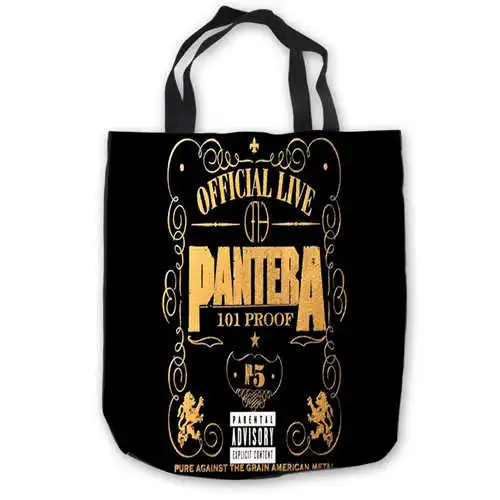 Холщовые сумки на заказ pantera final фронтальная крышка (2) ручные сумка для шоппинга