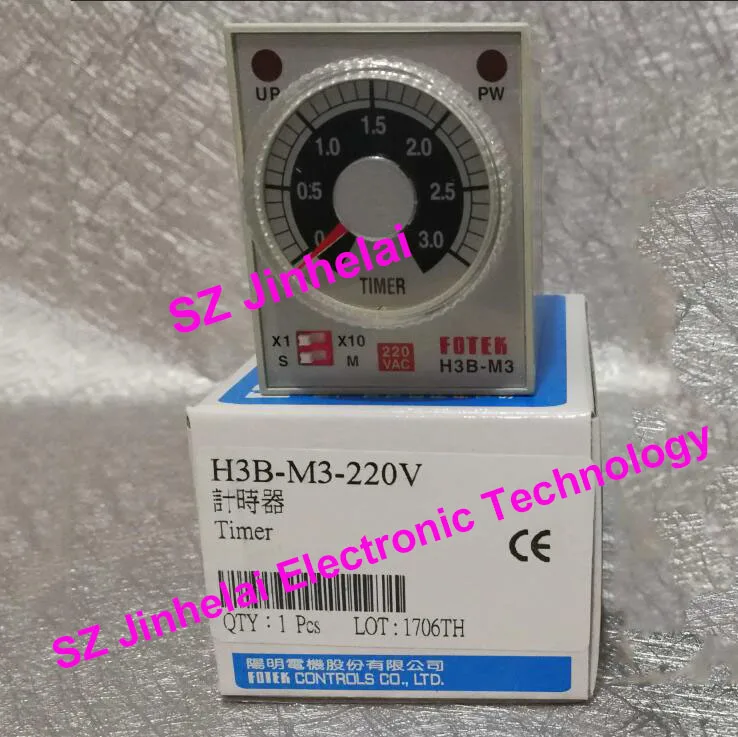 

Authentic original H3B-M3-220V FOTEK Time relay