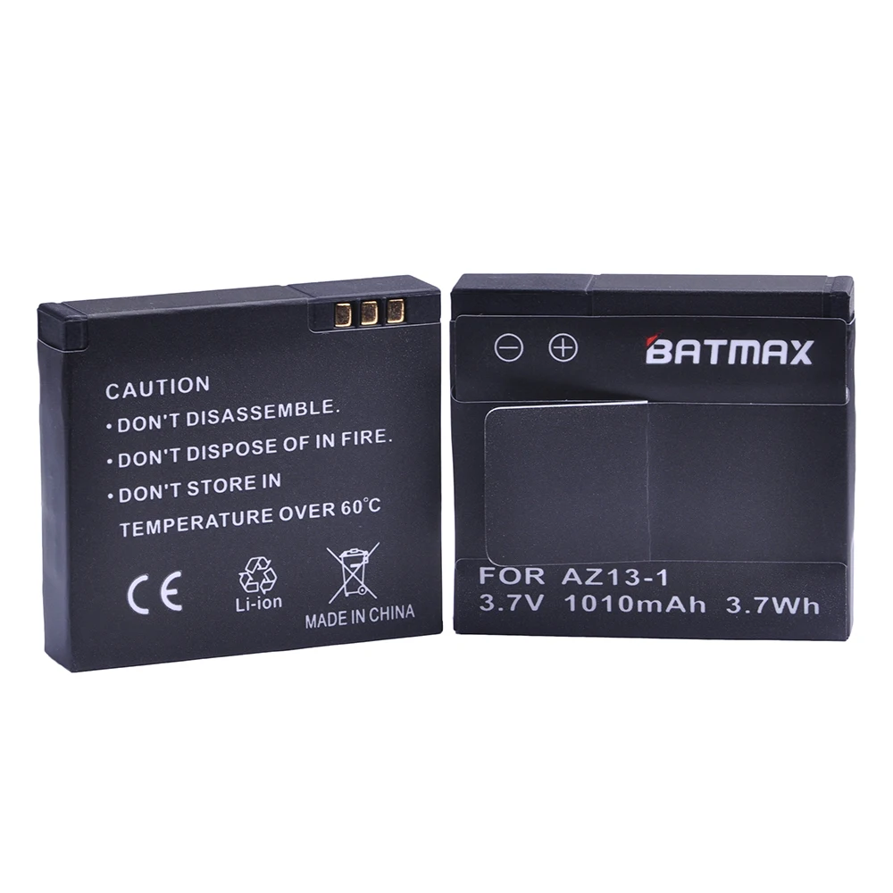 

Аккумуляторный литий-ионный аккумулятор Batmax AZ13-1 AZ13 для экшн-камер Xiaomi Yi, 2 шт.