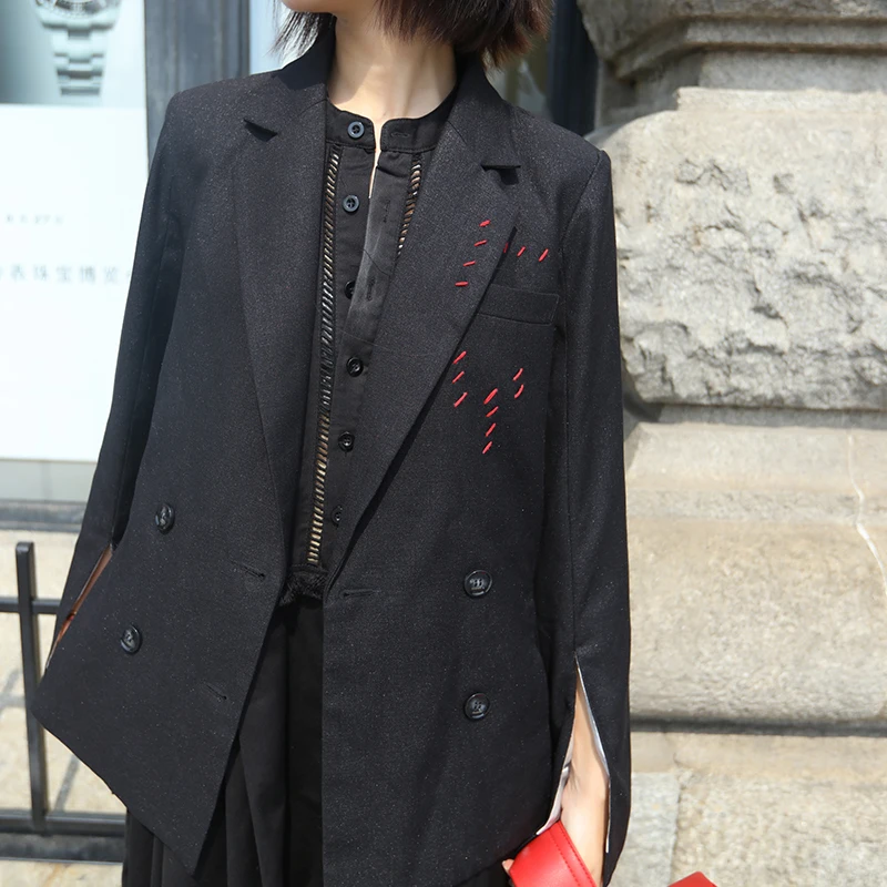 Осень 2017 г. Новый Повседневное свободный костюм куртка Для женщин Мода