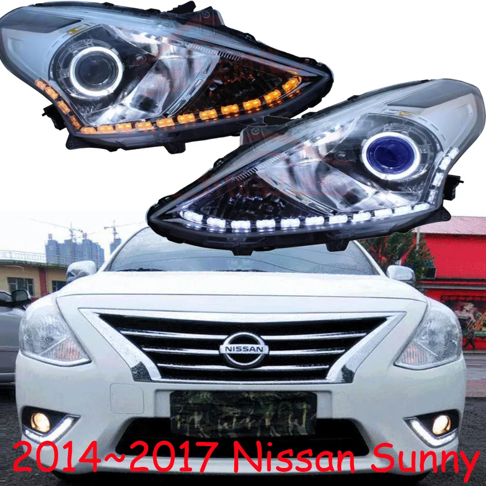 Солнечная фара, 2011~ 2013/~, солнечный противотуманный фонарь, ксенон HID, Versa, Sentra, 2 шт, солнечный задний фонарь, автомобильные аксессуары, солнечный головной свет