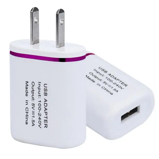 Настенный USB 5 В в/1.5A зарядное устройство США штекер Зарядка для iPhone для samsung для LG телефон дропшиппинг YE12.27