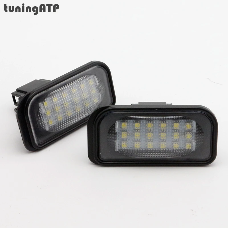2x 18 SMD светодиодные лампы для номерного знака Mercedes Benz C Class W203 Sedan SL R230 CLK W209 C209