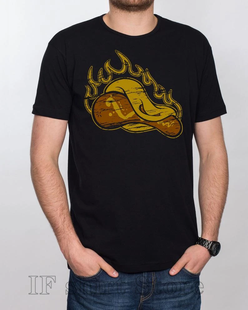 Мужская футболка с изображением фламина дьявола (собаки) забавные женские