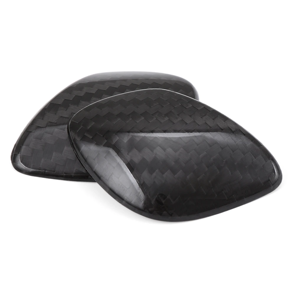 2 шт. углеродное волокно ручка переключения передач головная Накладка для Volkswagen VW Golf 7 Mk7 GTI GTE VII 2014 2017|fiber