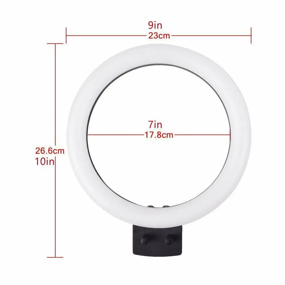 Fotoconic 9 &quotDimmable светодиодный Selfie кольцо света с 90 см подставкой для макияжа Youtube Live