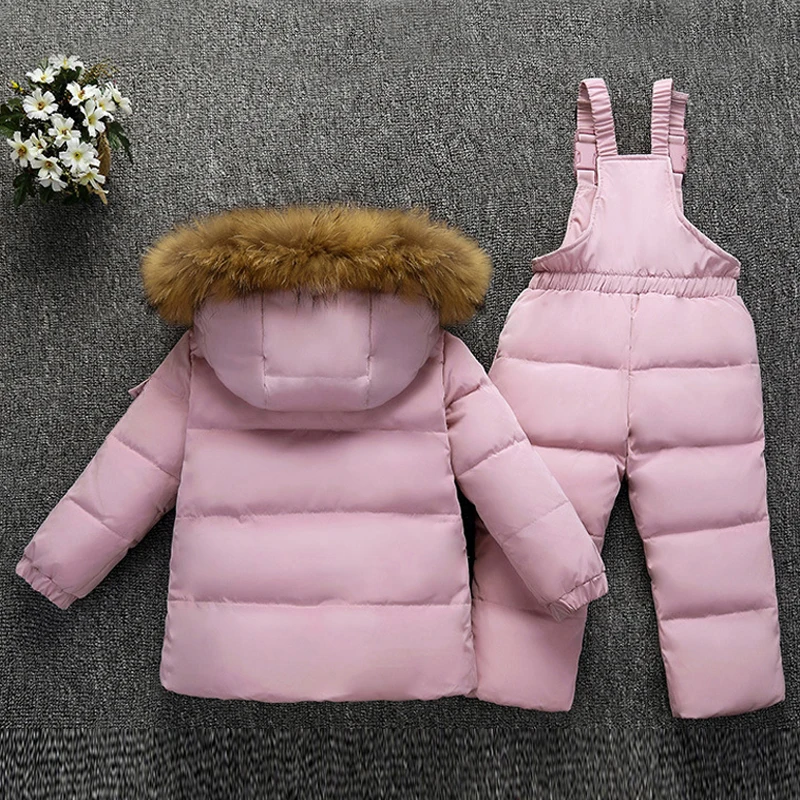 IYEAL сапоги для русской зимы теплая куртка пуховик Одежда девочек с большим