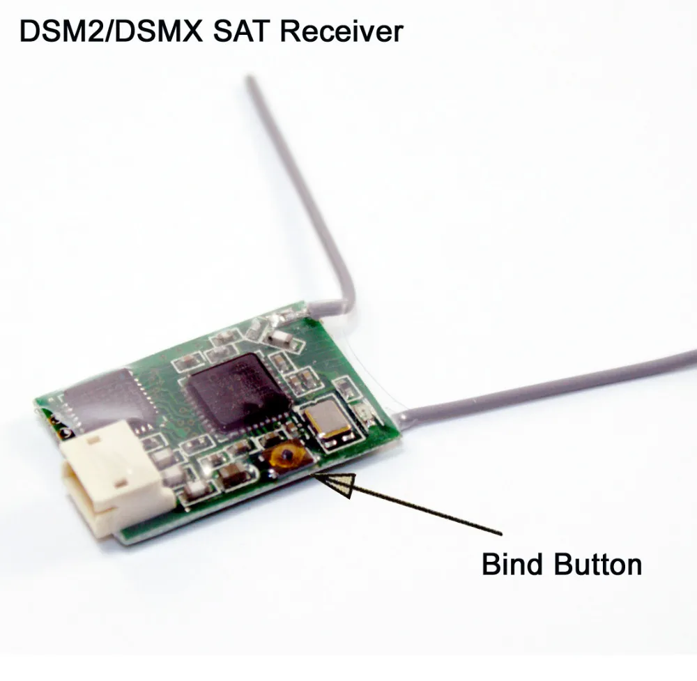 DSM2/DSMX совместимый спутниковый приемник для DSM2 DSMX радиопередатчик
