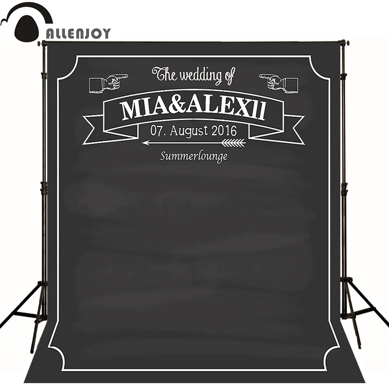 Виниловый фон для студийной фотосъемки Allenjoy с изображением доски стрел свадьбы