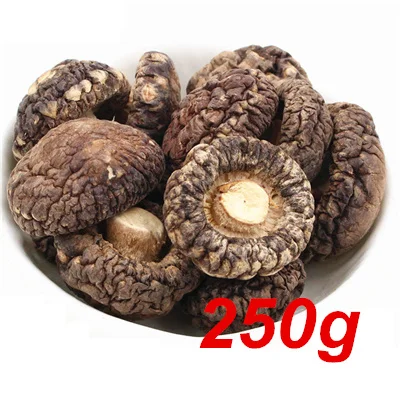250g Сушеные шиитаке грибы Оптом Сушеные сладкие грибы - Цвет: 250g
