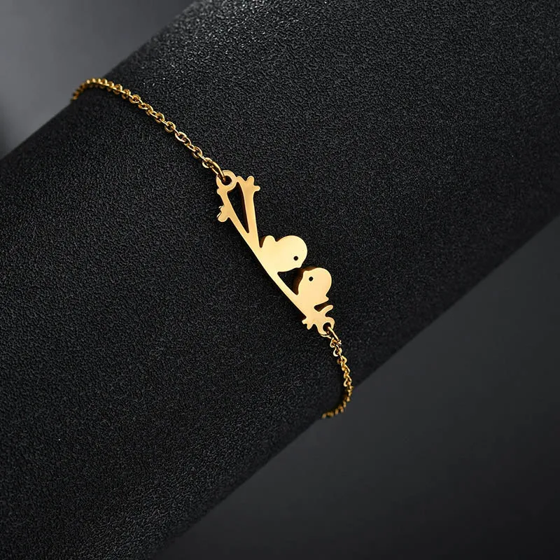 Женский браслет ELSEMODE из нержавеющей стали золотистого и серебристого цвета для