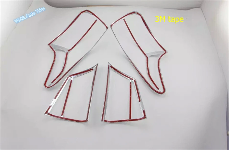 Lapetus Car Styling Chrome Rear Tail Lights Lamp Frame Cover Trim Kit Fit For Mitsubishi Outlander 2016 2017 2018 / ABS | Автомобили и
